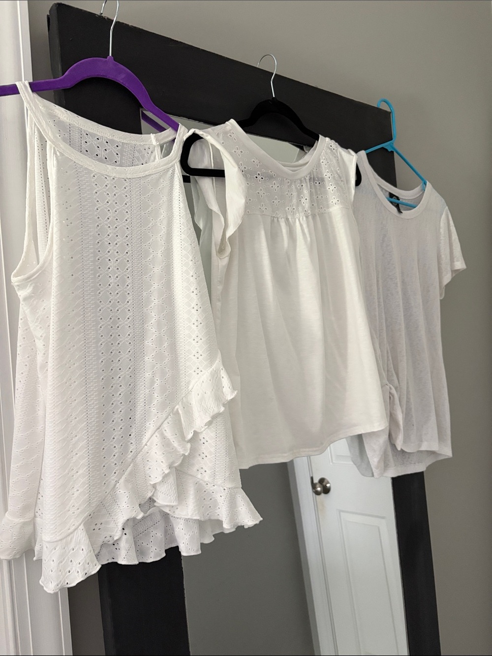 Lot of 3 Women's White Tops- nwot